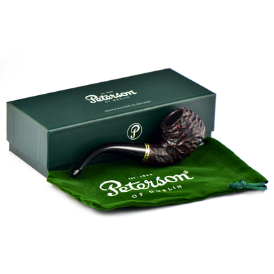 Курительная трубка Peterson Emerald Rustic 03 P-Lip, 9 мм