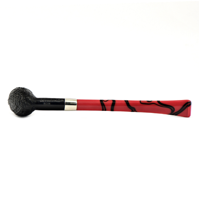 Курительная трубка Peterson Halloween 2024 Dracula SandBlast Bent Billiard, без фильтра
