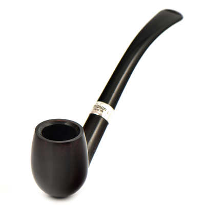 Курительная трубка Peterson Junior Heritage - Silver Mounted Bent Billiard, без фильтра