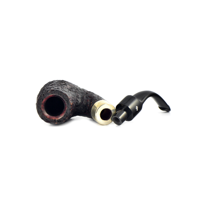 Курительная трубка Peterson House Pipe - Rusticated - Bent P-Lip, 9 мм