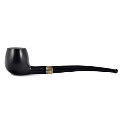 Курительная трубка Peterson Junior Rustic - Canted Apple - Silver Mounted, без фильтра