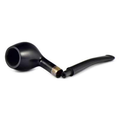 Курительная трубка Peterson Junior Rustic - Canted Apple - Silver Mounted, без фильтра