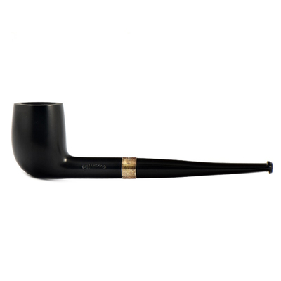 Курительная трубка Peterson Junior Ebony - Straight Billiard - Silver Mounted, без фильтра