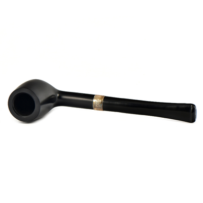 Курительная трубка Peterson Junior Ebony - Straight Billiard - Silver Mounted, без фильтра