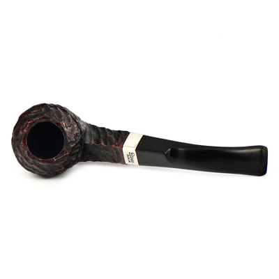 Курительная трубка Peterson Junior Rustic - Nickel Mounted Bent Buldog, без фильтра
