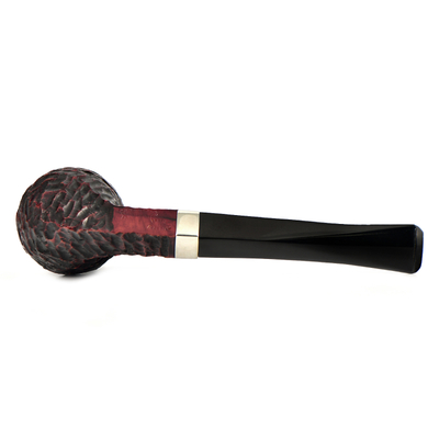 Курительная трубка Peterson Junior Rustic - Nickel Mounted Straight Buldog, без фильтра