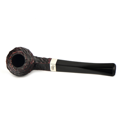 Курительная трубка Peterson Junior Rustic - Nickel Mounted Straight Buldog, без фильтра
