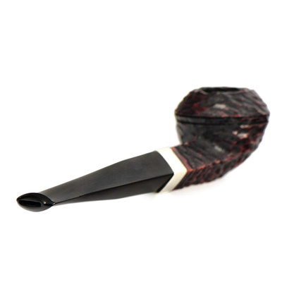 Курительная трубка Peterson Junior Rustic - Nickel Mounted Straight Buldog, без фильтра