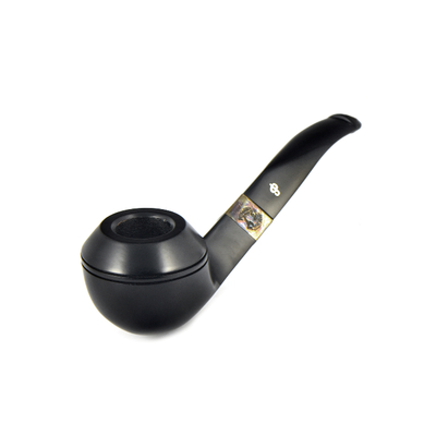 Курительная трубка Peterson Sherlock Holmes - Ebony - Squire P-Lip, без фильтра
