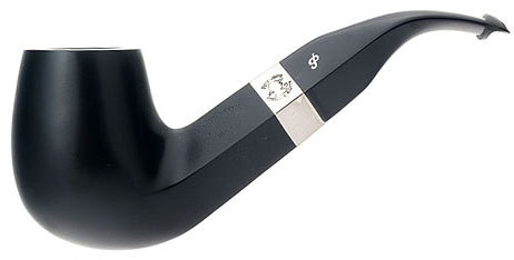 Курительная трубка Peterson Sherlock Holmes - Ebony - Milverton P-Lip 9 мм