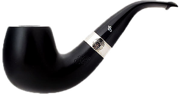 Курительная трубка Peterson Sherlock Holmes - Ebony - Professor P-Lip, 9мм