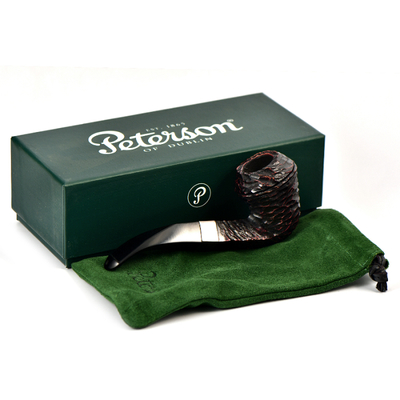 Курительная трубка Peterson Sherlock Holmes - Rustic - Hansom P-Lip, без фильтра
