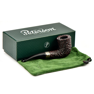 Курительная трубка Peterson Sherlock Holmes - Rustic - Mycroft P-Lip, без фильтра
