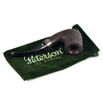 Курительная трубка Peterson Sherlock Holmes - Rustic - Rathbone P-Lip, 9 мм