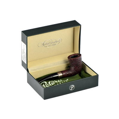 Курительная трубка Peterson Sherlock Holmes - Sandblast - Mycroft P-Lip, 9 мм