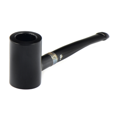 Курительная трубка Peterson Speciality Pipes - Tankard - Ebony Silver Mounted P-Lip, без фильтра