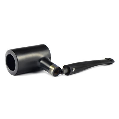 Курительная трубка Peterson Speciality Pipes - Tankard - Ebony Silver Mounted P-Lip, без фильтра