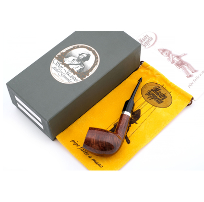 Курительная трубка SER JACOPO Mastro Geppetto Silver, 9 мм G391-2