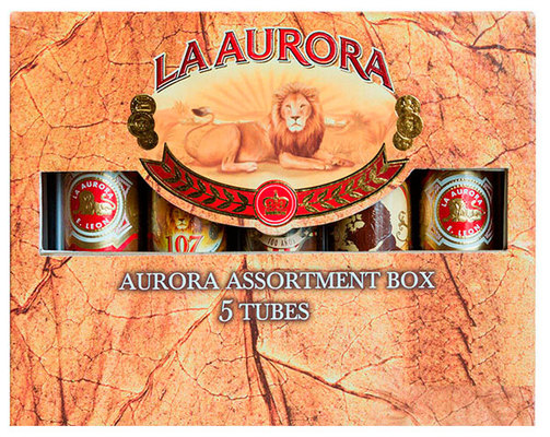 Подарочный набор Подарочный набор сигар Lа Aurora Аssortment Box (Glass Tubes)