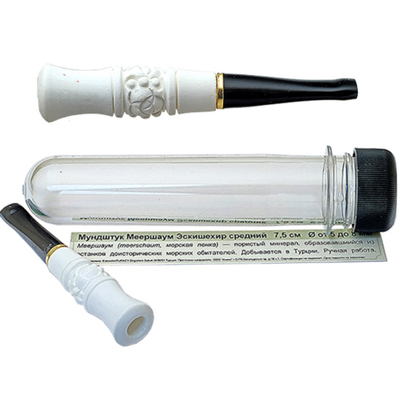 Мундштук Meerschaum Eskisehir 7,5 см., диаметр 5-8 мм.