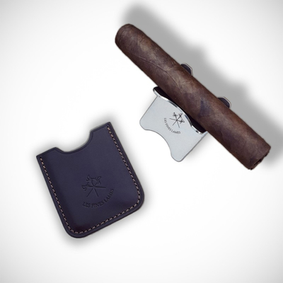 Подставка под сигару Burgundy Leather Cigar Stand (Бургунди)