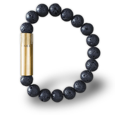 Пробойник-браслет для сигар Brass, Lava Stone