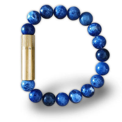 Пробойник-браслет для сигар Brass, Sodalite