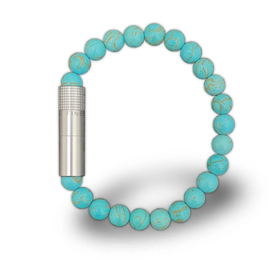 Пробойник-браслет для сигар Stainless steel 316L, Magnesite (Turquoise)