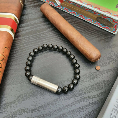 Пробойник-браслет для сигар Stainless steel 316L, Onyx 8 мм.