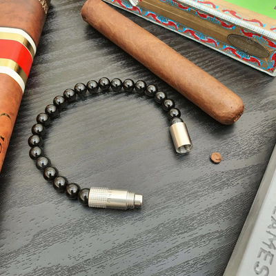 Пробойник-браслет для сигар Stainless steel 316L, Onyx 8 мм.
