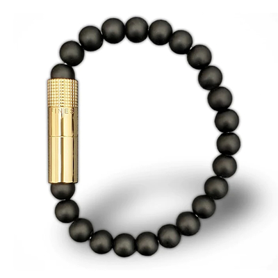 Пробойник-браслет для сигар Gold plated 18K, Onyx Matte