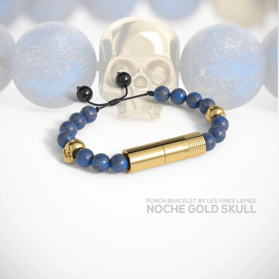 Пробойник-браслет Noche Gold Skull арт. BP3239034