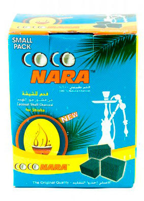 Уголь для кальяна Coconara 24 куб.