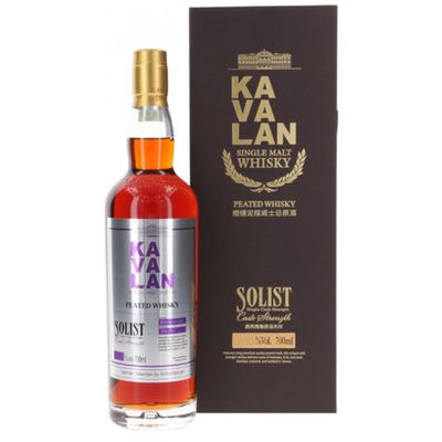 Виски Kavalan Solist Peated Malt Single Cask Strength, 0.7 л.