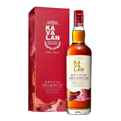 Виски Kavalan Triple Sherry Cask, 0.7 л.