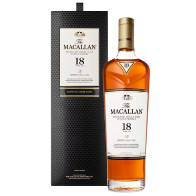 Виски Macallan Sherry Oak 18 Years Old, 0.7 л.