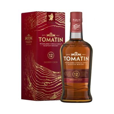 Виски Tomatin 12 Years Old Sherry Cask, 0.7 л.
