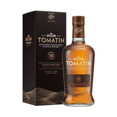 Виски Tomatin 18 Years Old, 0.7 л.