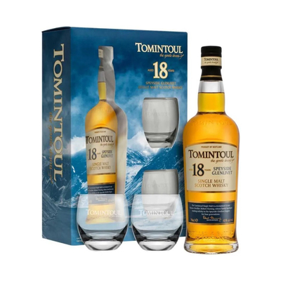 Виски Tomintoul Speyside Glenlivet Single Malt Whisky 18 Years Old, 0,7 л.