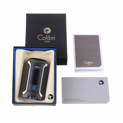 Зажигалка сигарная Colibri Apex, черная LI410T10