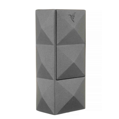 Зажигалка сигарная Colibri Quasar, двойное турбопламя, Оружейная сталь LI750T3