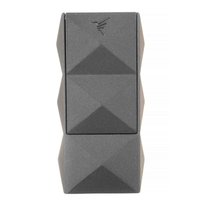 Зажигалка сигарная Colibri Quasar, двойное турбопламя, Оружейная сталь LI750T3