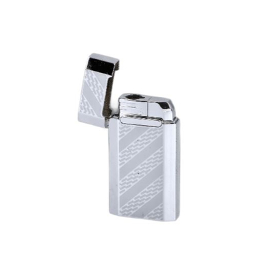 Зажигалка Gentelo Stripe/Bricks Silver 4-2445