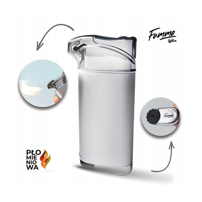 Зажигалка трубочная Fummo Berri Silver 16035