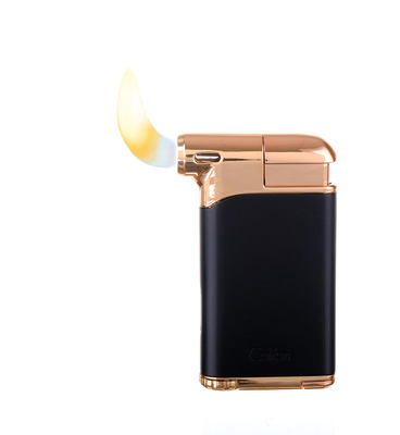 Зажигалка трубочная с тампером Colibri Pacific, черный-красное золото LI400C9