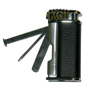 Зажигалка трубочная Vertigo Pipe Puffer Black